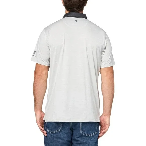 Ben Sherman Golf Men's Vertical Stripes Sports Fit Polo Black White Grey Men's L - Picture 4 of 9